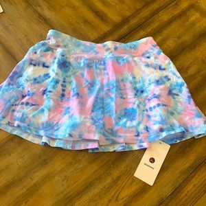 Tie-dye tennis skirt. NWT
